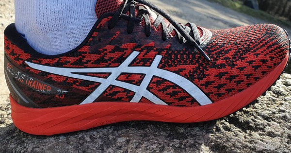 Asics ds trainer red cheap