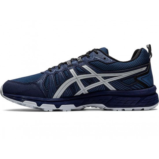 Asics Gel-Venture 7 Peacoat/Piedmont Grey Trail Running Shoes Men