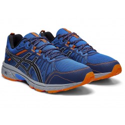 Asics Gel-Venture 7 (4E) Electric Blue/Sheet Rock Trail Running Shoes Men