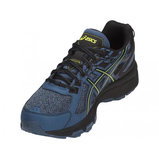 Asics Gel-Venture 6 Mx Grand Shark/Neon Lime Trail Running Shoes Men