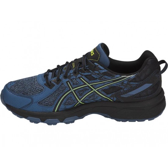 Asics Gel-Venture 6 Mx Grand Shark/Neon Lime Trail Running Shoes Men