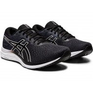 Asics Gel-Excite 7 (4E) Black/White Running Shoes Men