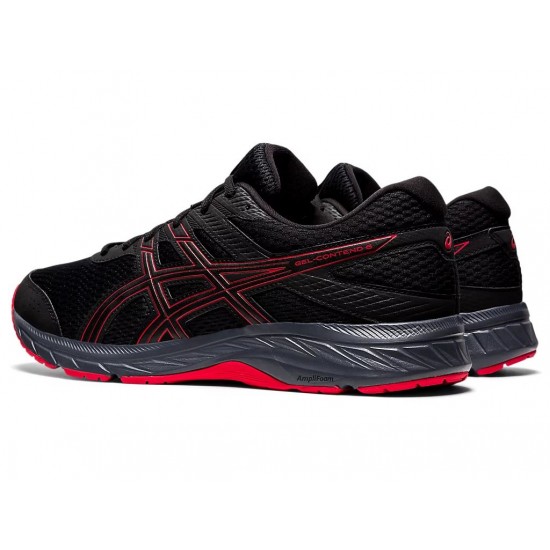 Asics Gel-Contend 6 Black/Classic Red Running Shoes Men