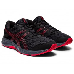 Asics Gel-Contend 6 Black/Classic Red Running Shoes Men