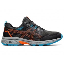 Asics Gel-Venture 8 Black/Marigold Orange Trail Running Shoes Men