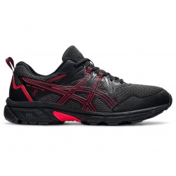 Asics Gel-Venture 8 (4E) Black/Electric Red Trail Running Shoes Men