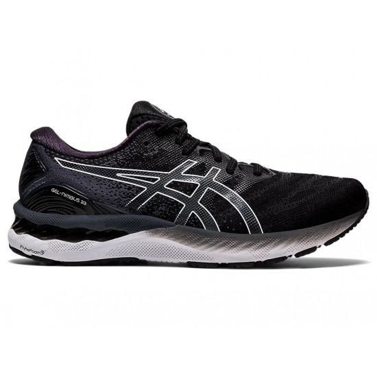 Asics Gel-Nimbus 23 Black/White Running Shoes Men