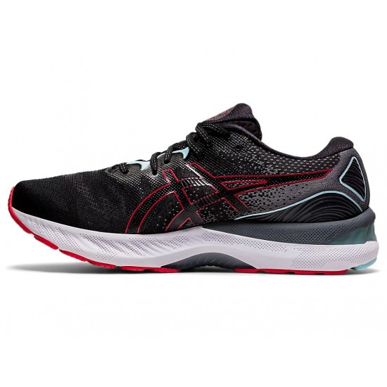 Asics Gel-Nimbus 23 Black/Electric Red Running Shoes Men