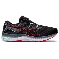 Women's GEL-NIMBUS 24 COLOR INJECTION, White/Pink Glo, Running