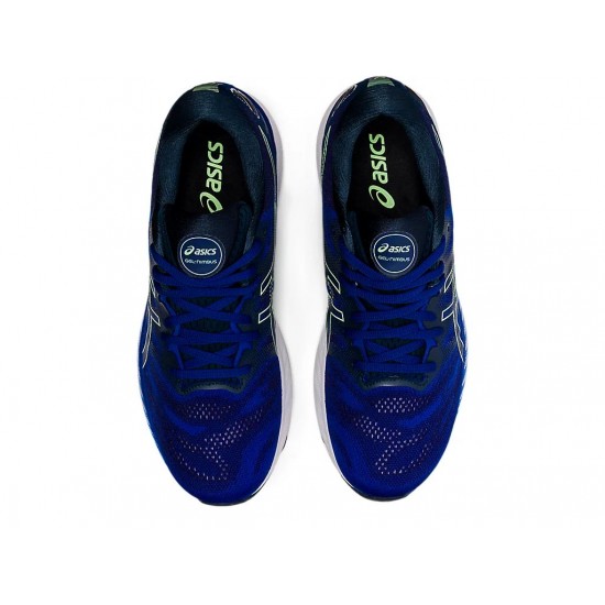 Asics Gel-Nimbus 23 Monaco Blue/Bright Lime Running Shoes Men
