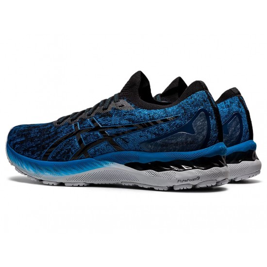 Asics Gel-Nimbus 23 Knit Reborn Blue/Black Running Shoes Men