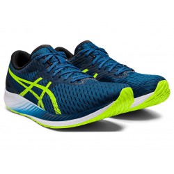 Asics Hyper Speed Mako Blue/Hazard Green Running Shoes Men