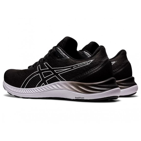 Asics Gel-Excite 8 (4E) Black/White Running Shoes Men