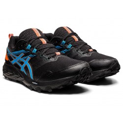 Asics Gel-Sonoma 6 Black/Digital Aqua Trail Running Shoes Men