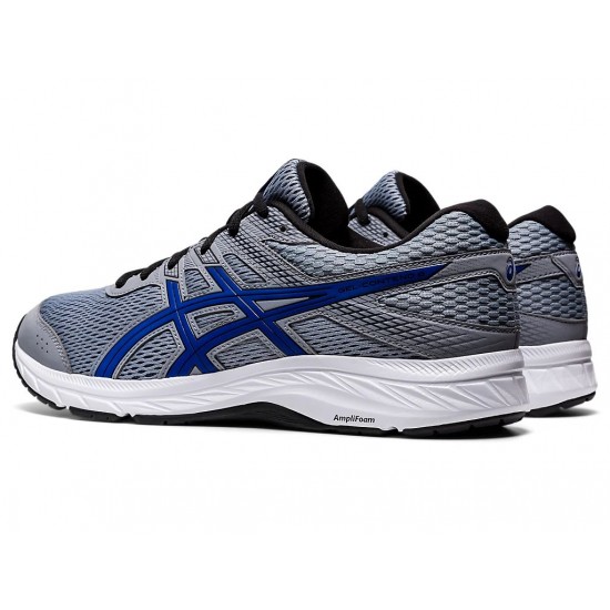 Asics Gel-Contend 6 Sheet Rock/Asics Blue Running Shoes Men