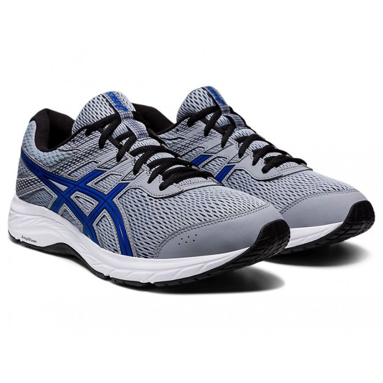 Asics Gel-Contend 6 Sheet Rock/Asics Blue Running Shoes Men