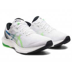 Asics Gel-Pulse 13 White/Bright Lime Running Shoes Men