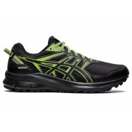 Asics Trail Scout 2 Black/Hazard Green Trail Running Shoes Men