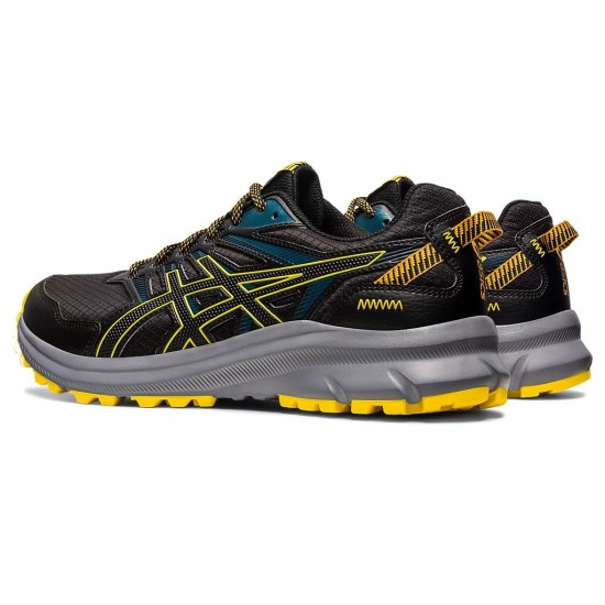 Asics Trail Scout 2 Black/Golden Yellow Trail Running Shoes Men