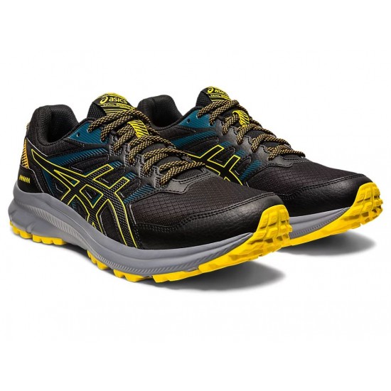 Asics Trail Scout 2 Black/Golden Yellow Trail Running Shoes Men