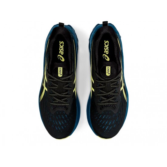 Asics Novablast 2 Black/Glow Yellow Running Shoes Men