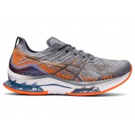 Asics Gel-Kinsei Blast Sheet Rock/Shocking Orange Running Shoes Men