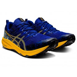 Asics Fuji Lite 2 Monaco Blue/Sunflower Trail Running Shoes Men