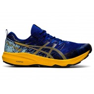 Asics Fuji Lite 2 Monaco Blue/Sunflower Trail Running Shoes Men