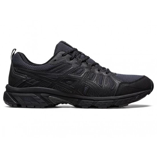 Asics Gel-Venture 7 Black/Black Trail Running Shoes Men
