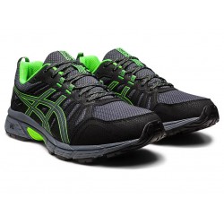 Asics Gel-Venture 7 (4E) Graphite Grey/Green Gecko Trail Running Shoes Men