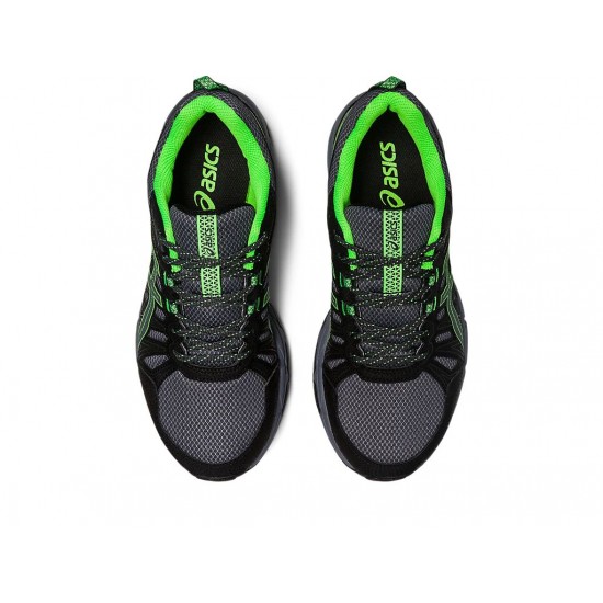 Asics Gel-Venture 7 (4E) Graphite Grey/Green Gecko Trail Running Shoes Men