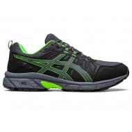 Asics Gel-Venture 7 (4E) Graphite Grey/Green Gecko Trail Running Shoes Men