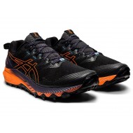 Asics Gel-Trabuco 10 Black/Shocking Orange Trail Running Shoes Men