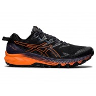 Asics Gel-Trabuco 10 Black/Shocking Orange Trail Running Shoes Men