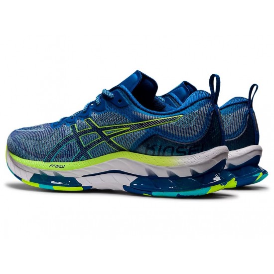 Asics Gel-Kinsei Blast Le Lake Drive/Hazard Green Running Shoes Men