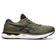 Asics Gel-Nimbus 24 Olive Canvas/Gunmetal Running Shoes Men