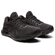 Asics Gel-Nimbus 24 Wide Black/Black Running Shoes Men