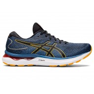 Asics Gel-Nimbus 24 Wide Azure/Amber Running Shoes Men