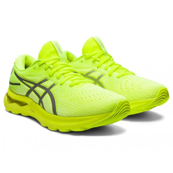 Asics Gel-Nimbus 24 Lite-Show Lite Show/Safety Yellow Running Shoes Men