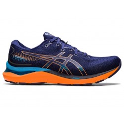 Asics Gel-Cumulus 24 Indigo Blue/Sun Peach Running Shoes Men