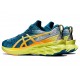 Asics Novablast 2 Deep Sea Teal/Glow Yellow Running Shoes Men