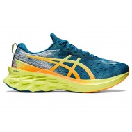 Asics Novablast 2 Deep Sea Teal/Glow Yellow Running Shoes Men