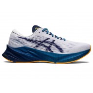 Asics Novablast 3 White/Deep Ocean Running Shoes Men