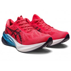 Asics Novablast 3 Electric Red/Midnight Running Shoes Men