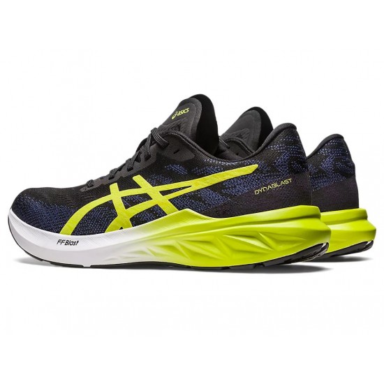 Asics Dynablast 3 Black/Lime Zest Running Shoes Men