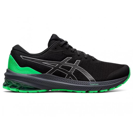 Asics Gt-1000 11 Lite-Show Black/New Leaf Running Shoes Men