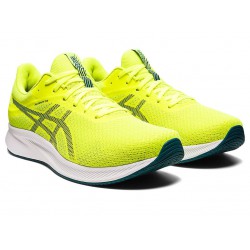 Asics Patriot 13 Safety Yellow/Velvet Pine Running Shoes Men