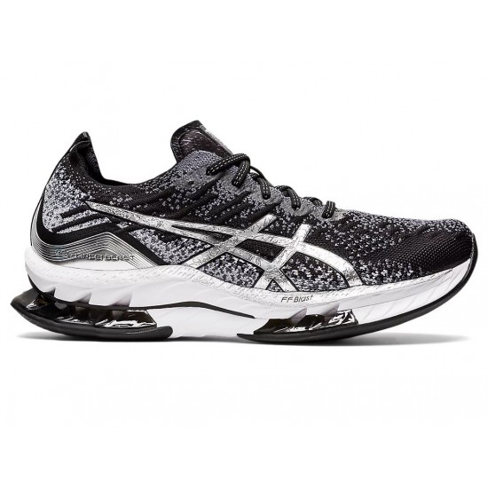 Asics Gel-Kinsei Blast Platinum Carrier Grey/Pure Silver Running Shoes Men