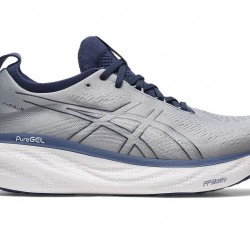 Asics Gel-Nimbus 25 Sheet Rock/Indigo Blue Running Shoes Men