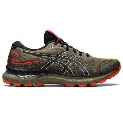 Asics Gel-Nimbus 24 Tr Nature Bathing/Olive Running Shoes Men